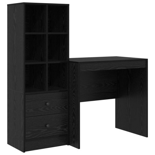 Бюро Черния дъб 125,5 x 50 x 127 см 2 бр.