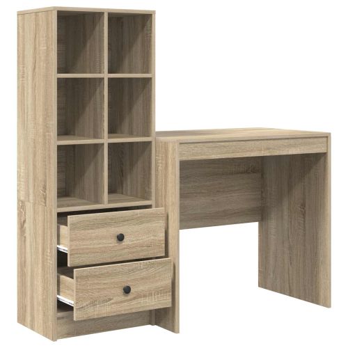 Бюро Сонома дъб 125,5 x 50 x 127 см 2 бр.