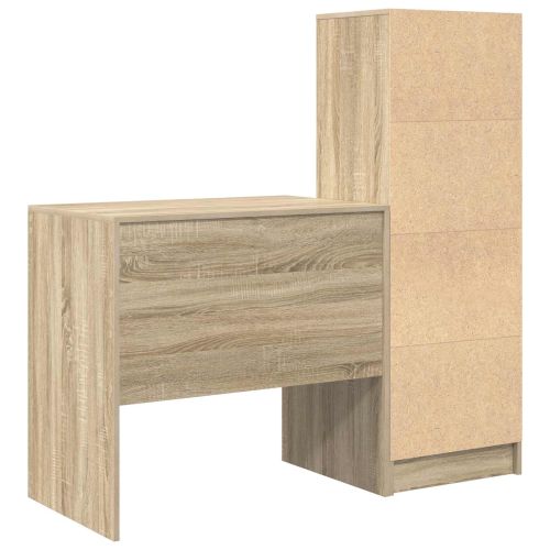 Бюро Сонома дъб 125,5 x 50 x 127 см 2 бр.