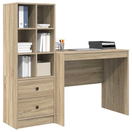 Бюро Сонома дъб 135,5 x 50 x 127 см 2 бр.