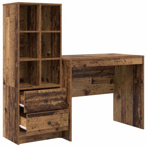 Бюро Старо дърво 135,5 x 50 x 127 см 2 бр.