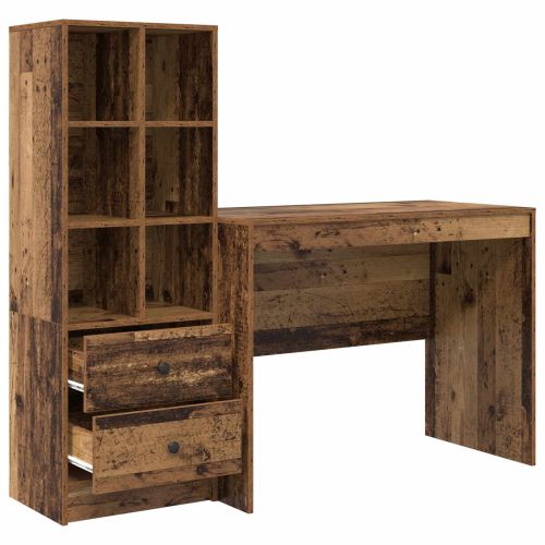 Бюро Старо дърво 145.5 x 50 x 127 см 2 бр.