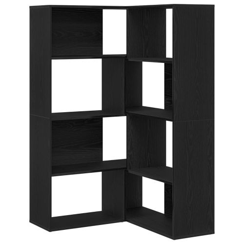 Гардероб 6 нива 85 x 85 x 140 см Инженерно дърво Черния дъб