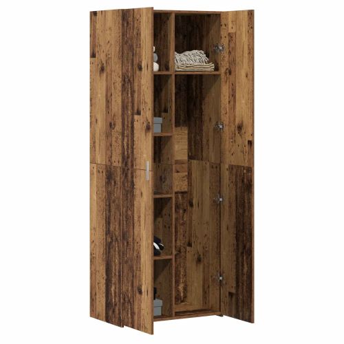 Висок шкаф Старо дърво 70 x 42,5 x 185 см