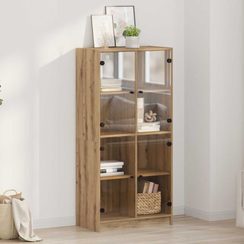 Висок шкаф Дъб 68 x 37 x 142 см Инженерна дървесина