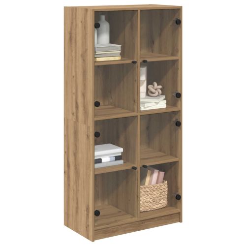 Висок шкаф Дъб 68 x 37 x 142 см Инженерна дървесина