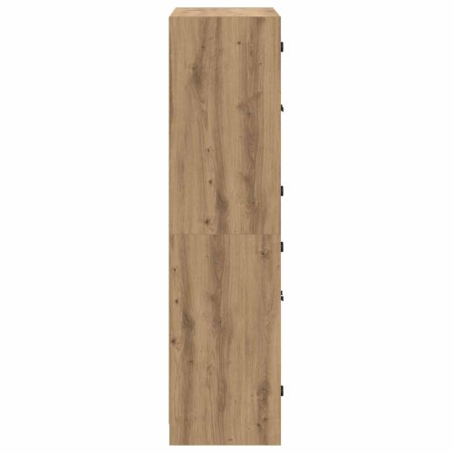 Висок шкаф Дъб 68 x 37 x 142 см Инженерна дървесина