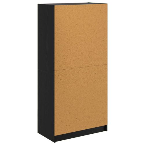 Висок шкаф Черния дъб 68 x 37 x 142 см Инженерна дървесина