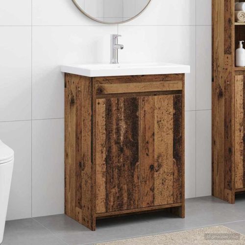 Комплект мебели за баня Старо дърво 81 x 40 x 84,5 см