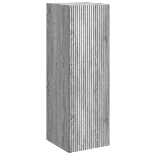 Комплект мебели за баня 5 pcs Сив Сонома