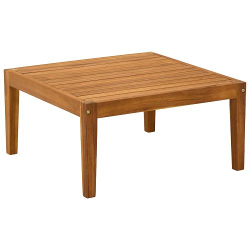 Градинска маса Солидно акациево дърво Натурално 60 x 60 x 30 cm