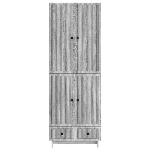 Комплект шкафове 2 pcs Сив Сонома 66 х 34,5 х 95 см
