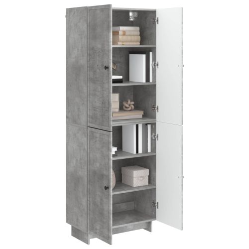 Комплект шкафове 2 pcs Бетонно сиво 66 x 34,5 x 90 см