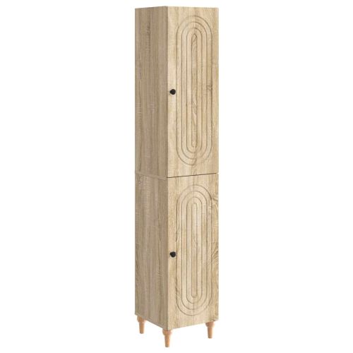 Комплект шкафове 2 pcs Дъб сонома Инженерна дървесина