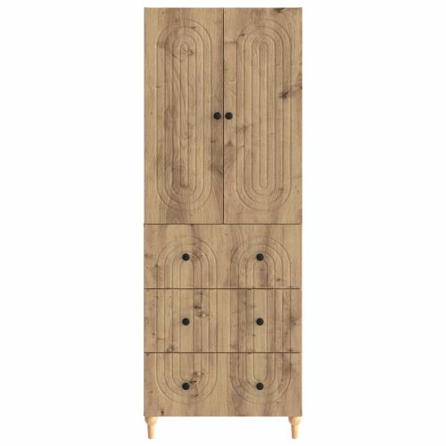 Комплект шкафове 2 pcs 66 x 34,5 x 90 см Инженерна дървесина