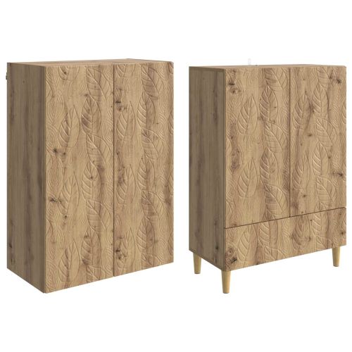 Комплект шкафове 2 pcs Дъб артизан Инженерна дървесина