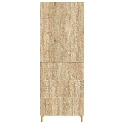 Комплект шкафове 2 бр. 66 x 34,5 x 90 см Инженерна дървесина