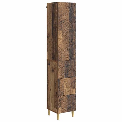 Комплект шкафове 2 бр. 33 x 34,5 x 90 см Инженерна дървесина