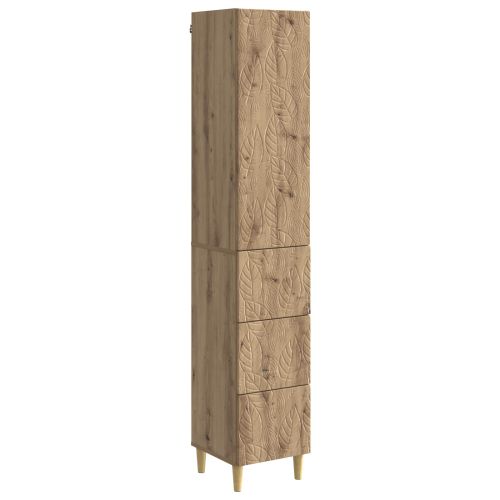 Комплект шкафове 2 бр. 33 x 34,5 x 90 см Инженерна дървесина