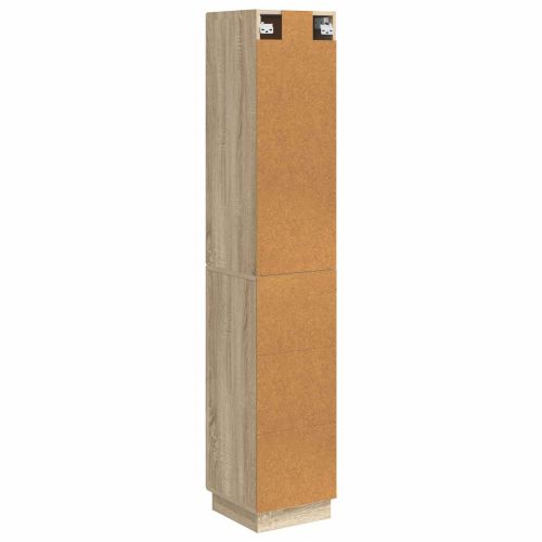 Комплект шкафове 2 бр. 33 x 34,5 x 87 см Инженерна дървесина