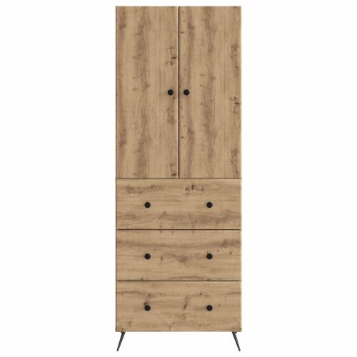 Комплект шкафове 2 бр. 66 x 34,5 x 90 см Инженерна дървесина