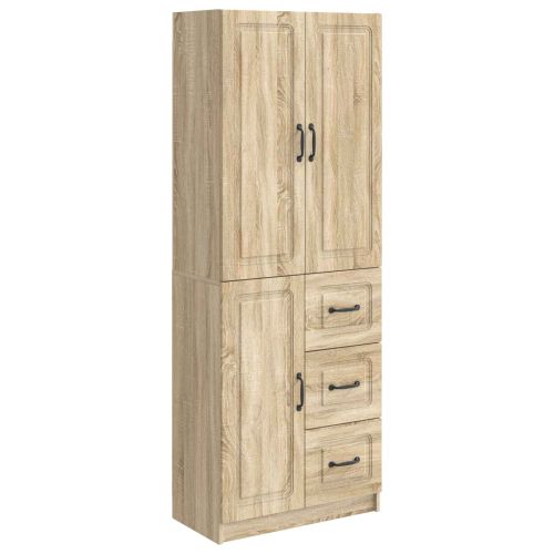 Комплект шкафове 2 pcs Дъб сонома Инженерна дървесина