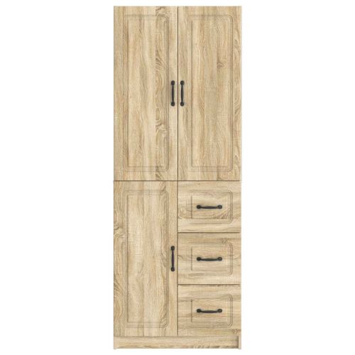 Комплект шкафове 2 pcs Дъб сонома Инженерна дървесина
