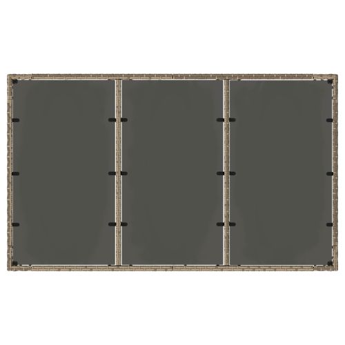 Комплект за хранене на открито 7 pcs полиратан
