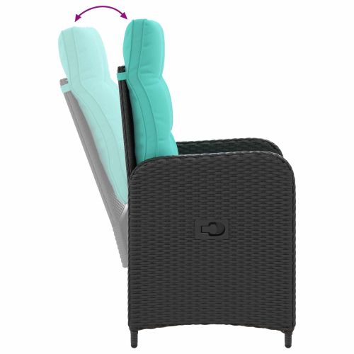 Комплект за хранене на открито 3 pcs полиратан