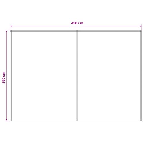 Резервен плат за тента Кремаво 450 × 350 cm Полиестер
