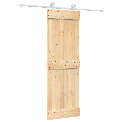 Преплъзваща се врата Естествено и бяло 70 x 210 cm
