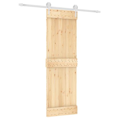 Преплъзваща се врата Естествено и бяло 70 x 210 cm
