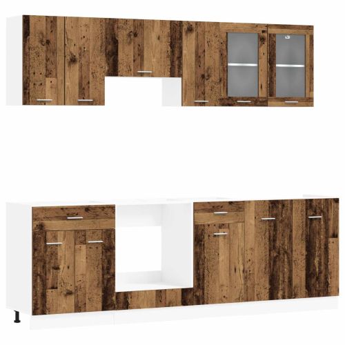 Кухненски единица Lyon 8 pcs Инженерно дърво