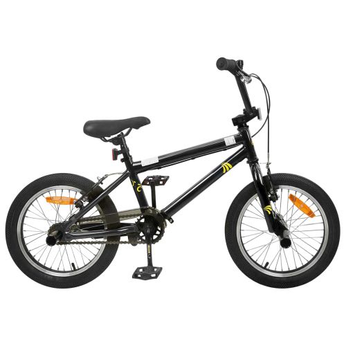 BMX Велосипед 20 инча за деца над 9 години Черно