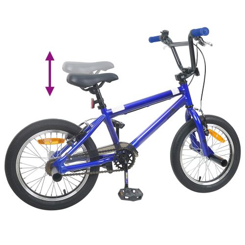 BMX Велосипед 20 инча за деца над 9 години Тъмен син