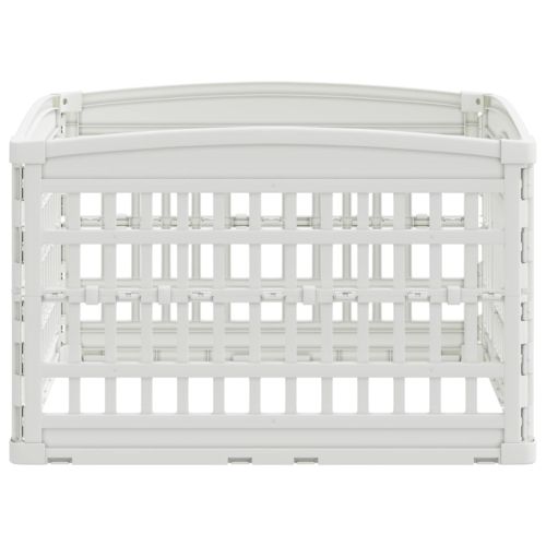 Игрална оградка за кучета с 4 панели 88 x 88 x 56 см Пластмаса