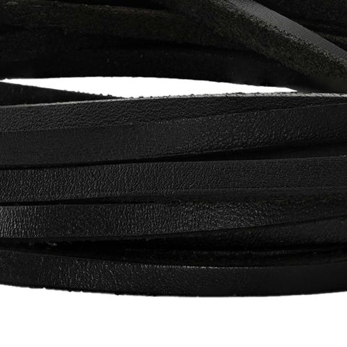 Кожен ремък 1 Черно 200 x 0,3 см Кожа