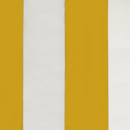 Градински парасол 200 x 300 cm Полиестер Правоъгълна Жълт и бял