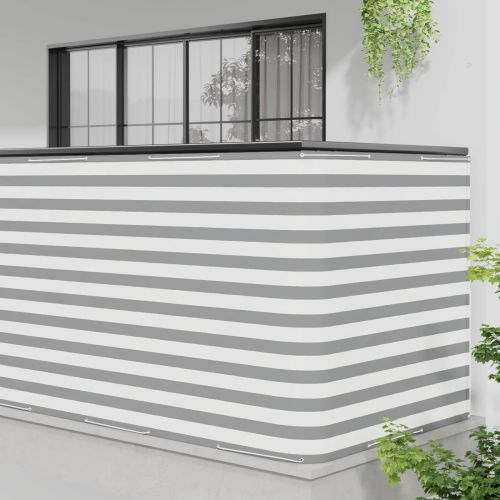 Прозорец за балкон 150 x 600 cm Тъкан с PU покритие
