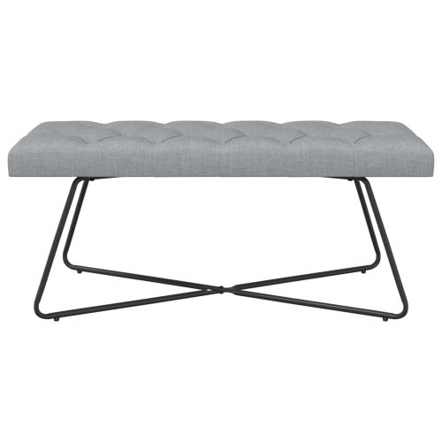Пейка с копчета Светлосиво 110 x 40 x 46 cm Текстил