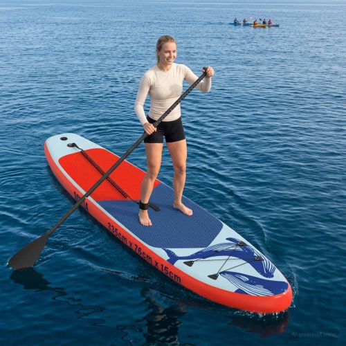 Надуваема дъска за стоене SCYLLA 335 x 76 x 15 см Синьо за