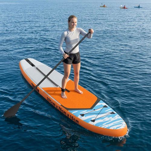 Надуваема дъска за Paddle Board TRITON 335 x 76 x 15 см Синьо
