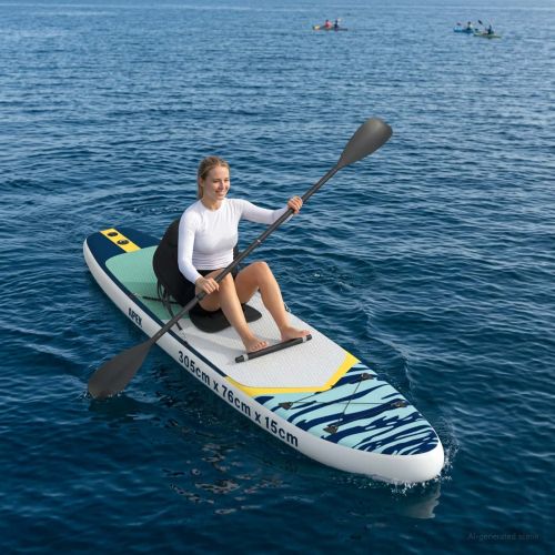 SUP дъска с място 2 в 1 APEX 305 x 76 x 15 cm Синьо