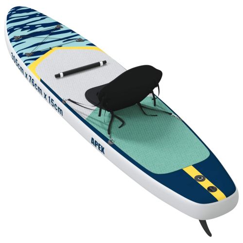 SUP дъска с място 2 в 1 APEX 305 x 76 x 15 cm Синьо
