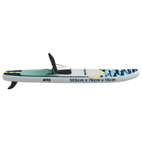 SUP дъска с място 2 в 1 APEX 305 x 76 x 15 cm Синьо