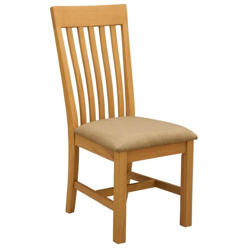 Трапезен стол 2 pcs Масивен дъб Бежово 45 x 59,5 x 100 см