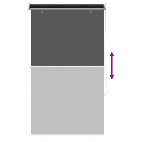 Щора за открито с UV защита Черно 100 x 230 см (Ш x В)
