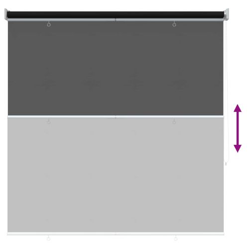 Щора за открито с UV защита Черно 100 x 230 см (Ш x В)