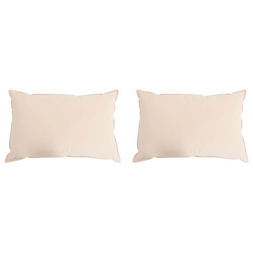 Възглавница 2 pcs Бежово 50 x 70 cm Капок Влакно
