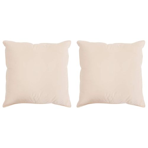 Възглавница 2 pcs Бежово 60 x 60 cm Капок Влакно